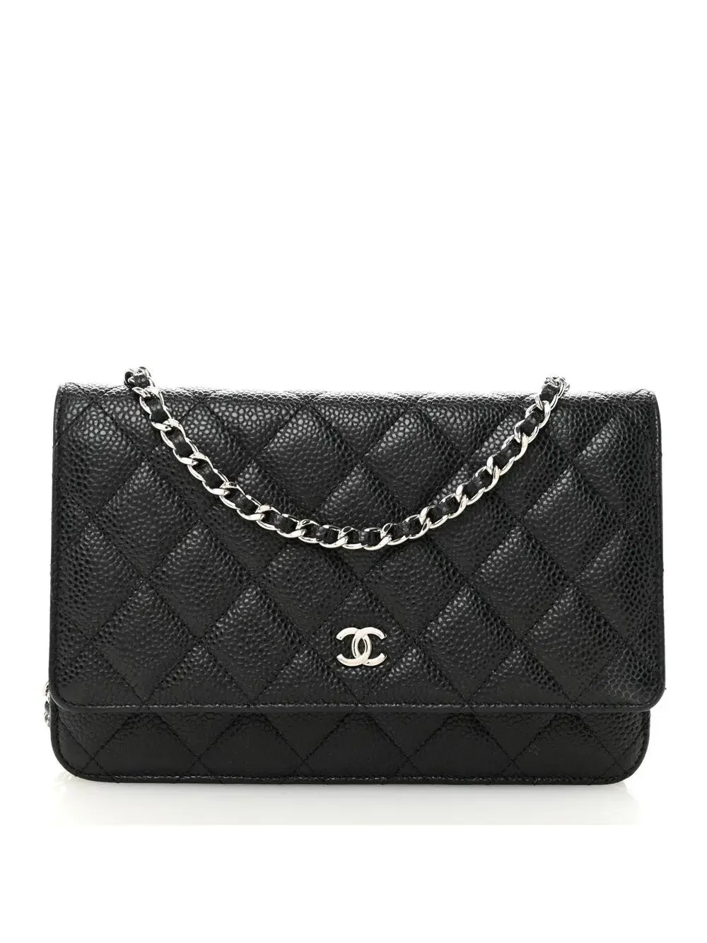 Chanel Caviar Quilted Wallet On Chain #339687C29B